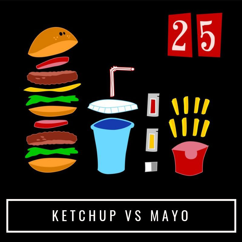 Ketchup vs Mayo