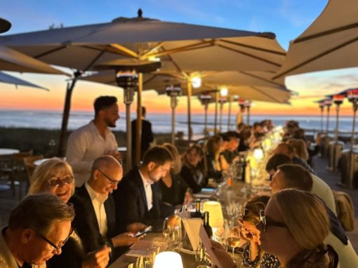 Dîner de séminaire Dîner de séminaire au coucher du soleil à la Corniche, Pyla-sur-Mer