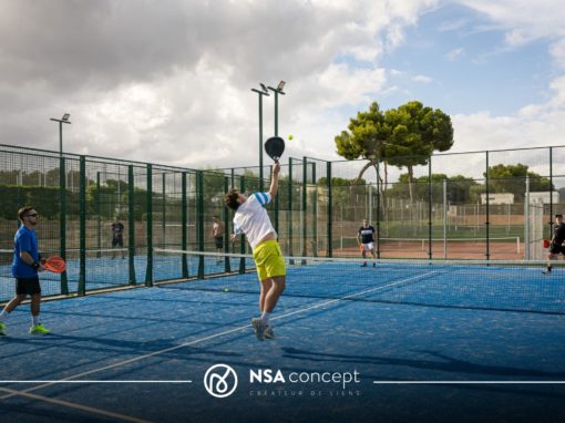 Match paddel Match paddel entre collaborateurs à Majorque