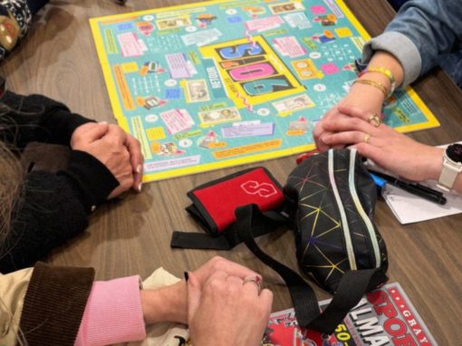 Collaboration AXA Animation collective AXA avec escape game années 90, collaboration et intelligence collective en action